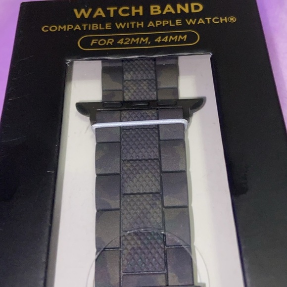 Watch band 42MM and 44MM compatible with Apple Watches Dark camouflage print - Picture 3 of 3